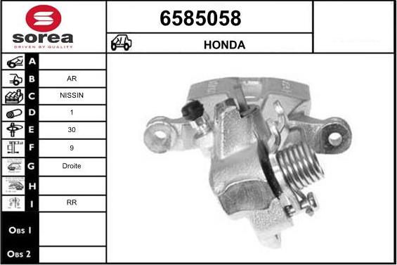 STARTCAR 6585058 - Étrier de frein cwaw.fr