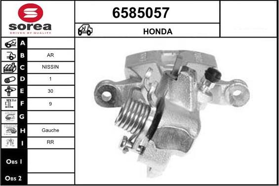 STARTCAR 6585057 - Étrier de frein cwaw.fr