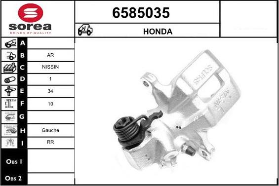 STARTCAR 6585035 - Étrier de frein cwaw.fr