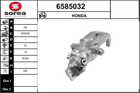 STARTCAR 6585032 - Étrier de frein cwaw.fr