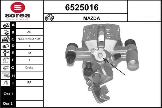 STARTCAR 6525016 - Étrier de frein cwaw.fr