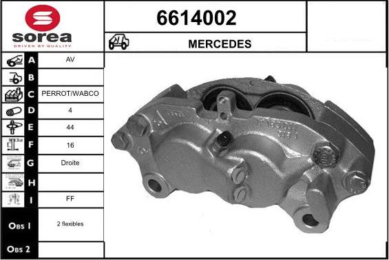 STARTCAR 6614002 - Étrier de frein cwaw.fr