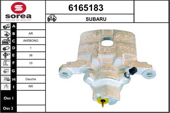 STARTCAR 6165183 - Étrier de frein cwaw.fr