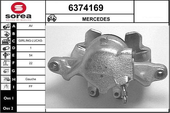 STARTCAR 6374169 - Étrier de frein cwaw.fr