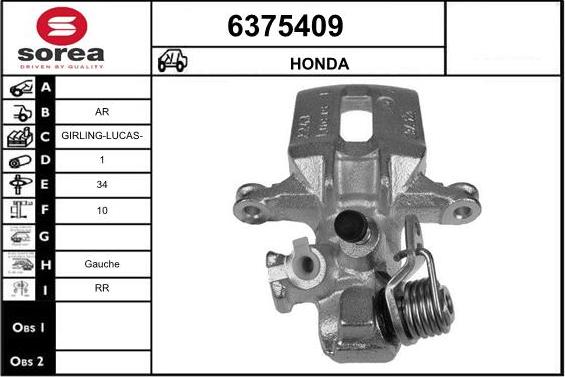 STARTCAR 6375409 - Étrier de frein cwaw.fr