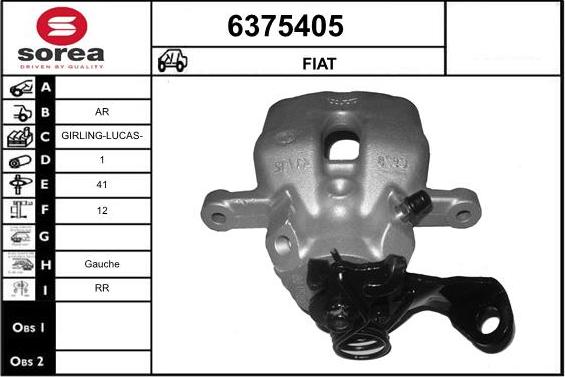 STARTCAR 6375405 - Étrier de frein cwaw.fr