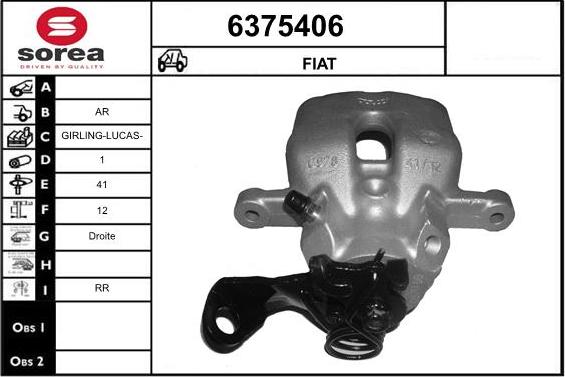 STARTCAR 6375406 - Étrier de frein cwaw.fr