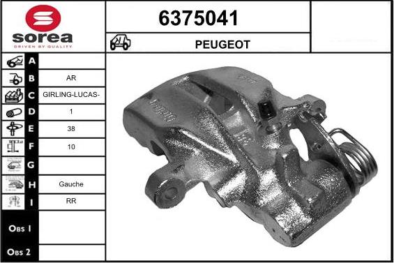 STARTCAR 6375041 - Étrier de frein cwaw.fr