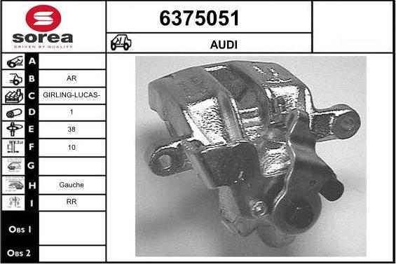 STARTCAR 6375051 - Étrier de frein cwaw.fr