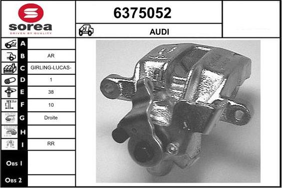 STARTCAR 6375052 - Étrier de frein cwaw.fr