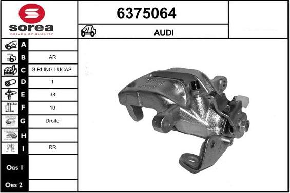 STARTCAR 6375064 - Étrier de frein cwaw.fr