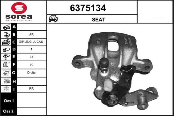 STARTCAR 6375134 - Étrier de frein cwaw.fr