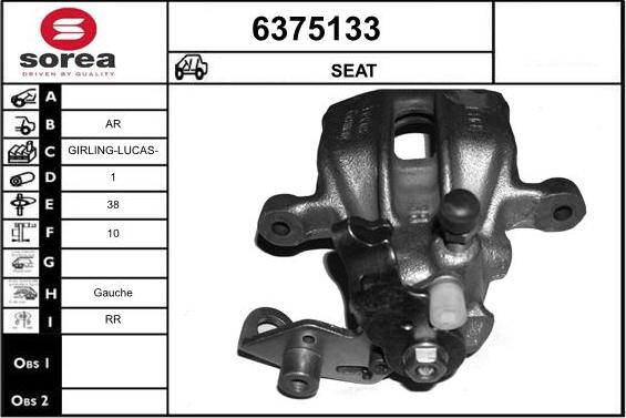 STARTCAR 6375133 - Étrier de frein cwaw.fr