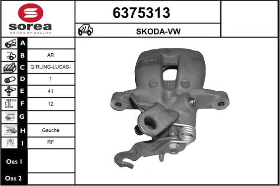 STARTCAR 6375313 - Étrier de frein cwaw.fr