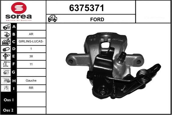 STARTCAR 6375371 - Étrier de frein cwaw.fr