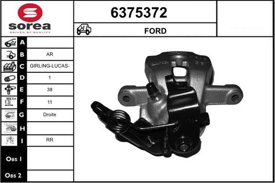 STARTCAR 6375372 - Étrier de frein cwaw.fr