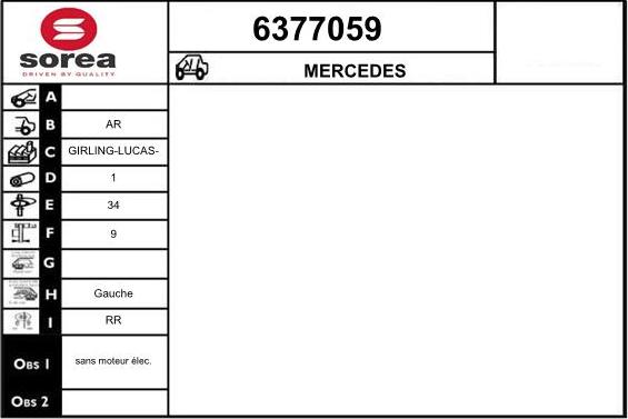 STARTCAR 6377059 - Étrier de frein cwaw.fr