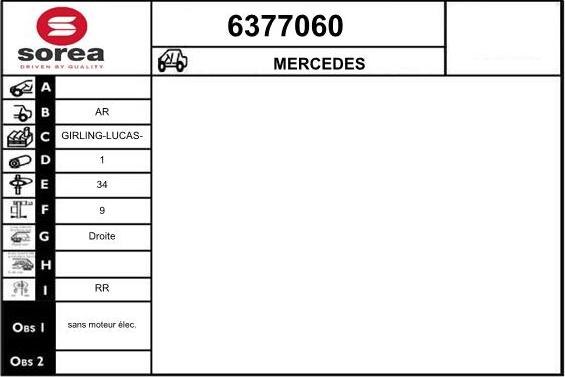 STARTCAR 6377060 - Étrier de frein cwaw.fr