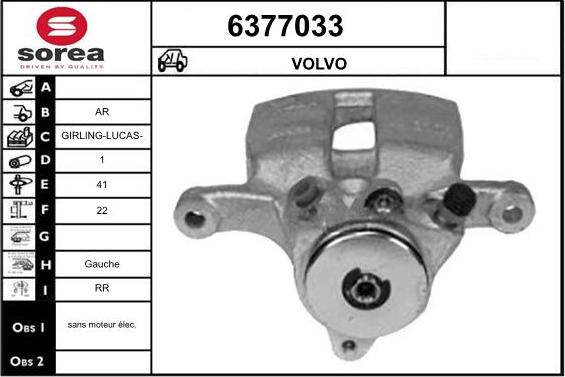 STARTCAR 6377033 - Étrier de frein cwaw.fr