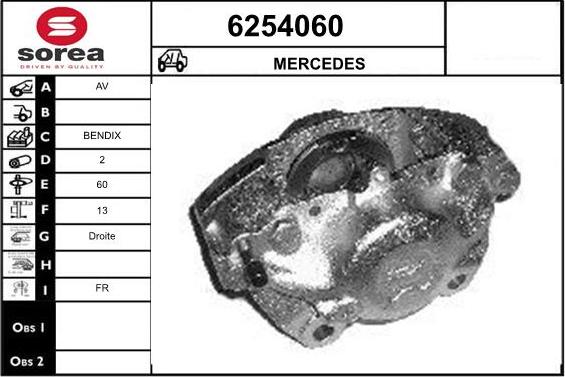 STARTCAR 6254060 - Étrier de frein cwaw.fr