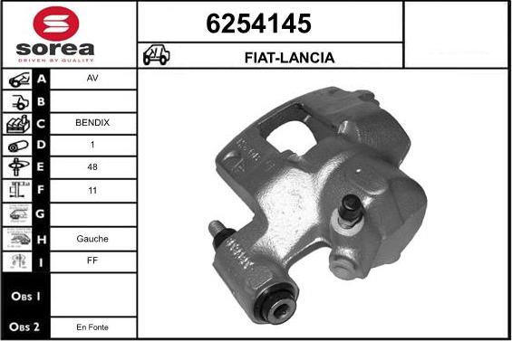 STARTCAR 6254145 - Étrier de frein cwaw.fr