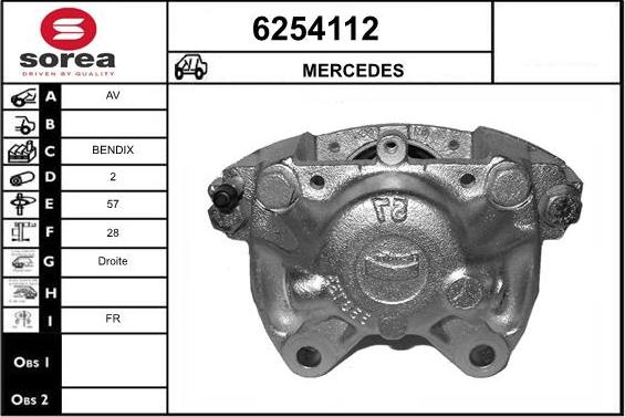 STARTCAR 6254112 - Étrier de frein cwaw.fr