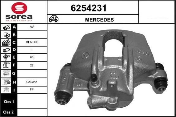 STARTCAR 6254231 - Étrier de frein cwaw.fr