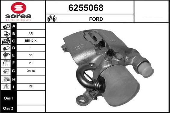 STARTCAR 6255068 - Étrier de frein cwaw.fr