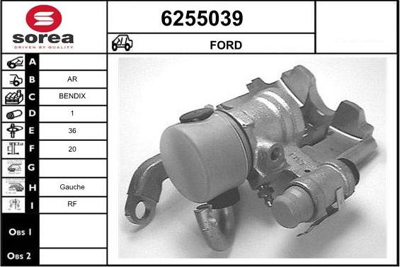 STARTCAR 6255039 - Étrier de frein cwaw.fr