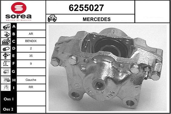 STARTCAR 6255027 - Étrier de frein cwaw.fr