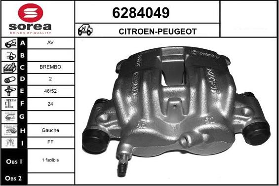 STARTCAR 6284049 - Étrier de frein cwaw.fr