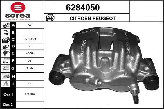 STARTCAR 6284050 - Étrier de frein cwaw.fr