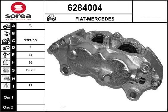 STARTCAR 6284004 - Étrier de frein cwaw.fr