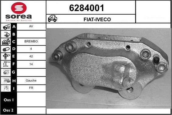 STARTCAR 6284001 - Étrier de frein cwaw.fr