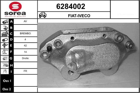 STARTCAR 6284002 - Étrier de frein cwaw.fr