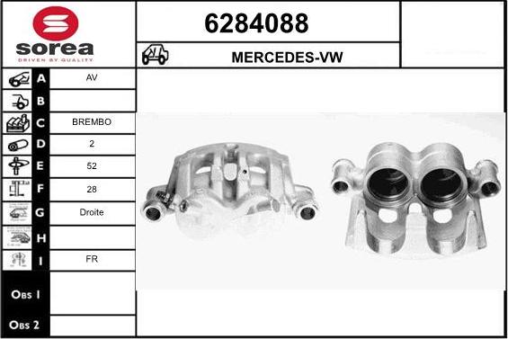 STARTCAR 6284088 - Étrier de frein cwaw.fr