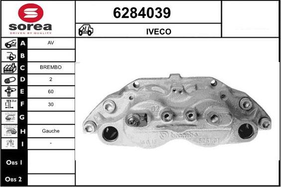 STARTCAR 6284039 - Étrier de frein cwaw.fr