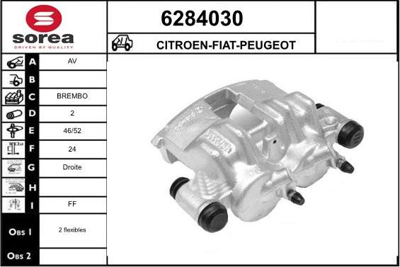 STARTCAR 6284030 - Étrier de frein cwaw.fr