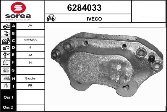 STARTCAR 6284033 - Étrier de frein cwaw.fr