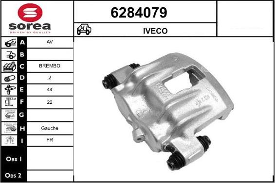 STARTCAR 6284079 - Étrier de frein cwaw.fr