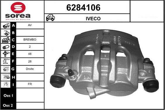 STARTCAR 6284106 - Étrier de frein cwaw.fr