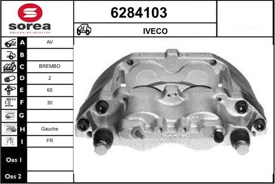 STARTCAR 6284103 - Étrier de frein cwaw.fr