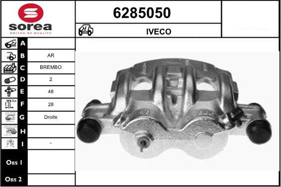 STARTCAR 6285050 - Étrier de frein cwaw.fr