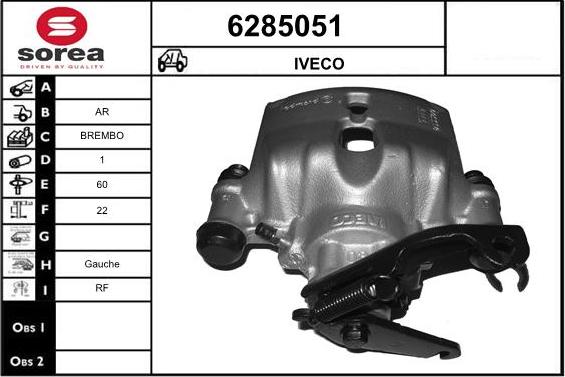 STARTCAR 6285051 - Étrier de frein cwaw.fr