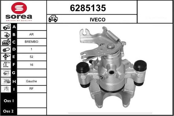 STARTCAR 6285135 - Étrier de frein cwaw.fr