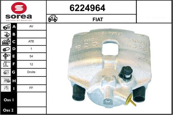 STARTCAR 6224964 - Étrier de frein cwaw.fr