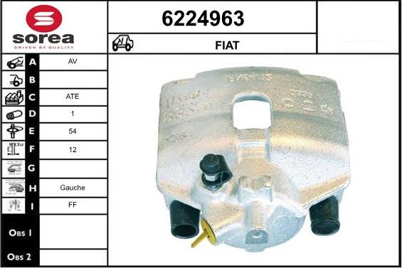 STARTCAR 6224963 - Étrier de frein cwaw.fr