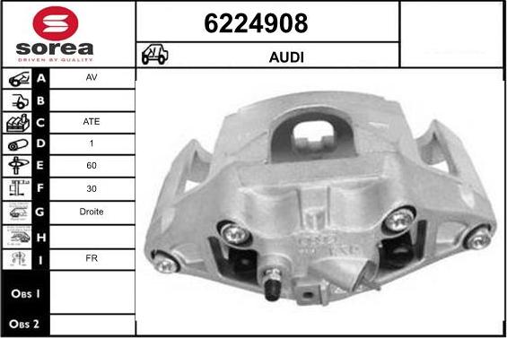 STARTCAR 6224908 - Étrier de frein cwaw.fr