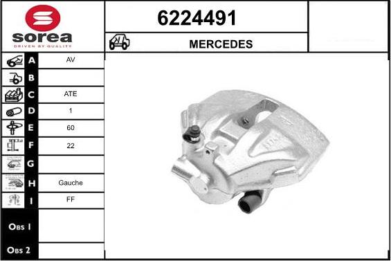 STARTCAR 6224491 - Étrier de frein cwaw.fr