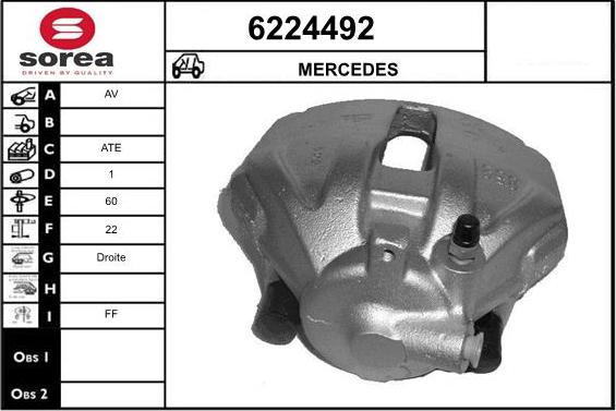 STARTCAR 6224492 - Étrier de frein cwaw.fr